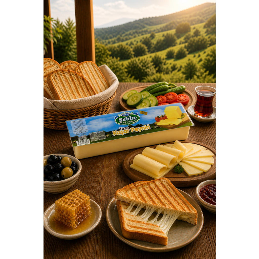 ŞEBİN KAŞAR PEYNİRİ 2000 gr 